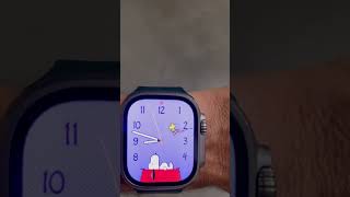 Snoopy face on Apple Watch Ultra