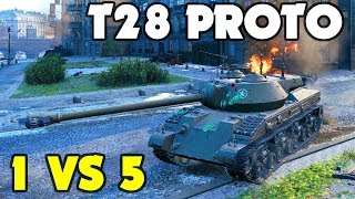 World Of Tanks | T28 Prototype - 11 Kills - 1 vs 5