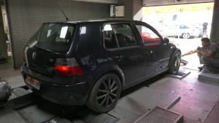 Stock Golf 4 GTI 1.8T on the dyno