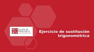 Ejercicio de sustitución trigonométrica