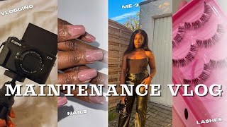 MAINTENANCE VLOG: Ongles, Lashes, Waxing + more /perlaloo