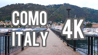 Como 4K Walking Tour Italy. Como 4K Italia. Комо 4К Италия.