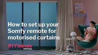 How to Set Up a Somfy Remote for Motorised Curtains