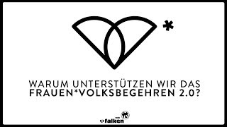 Falken supporting Frauen*volksbegehren 2.0