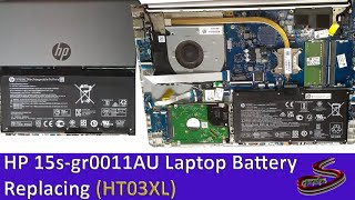 HP 15s-gr0011AU Laptop Battery HT03Xl Replacing