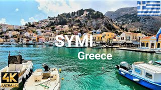 Symi Greece 2024 Walking Tour 4K UHD | Beautiful Tiny İsland | Rec By Hat Camera