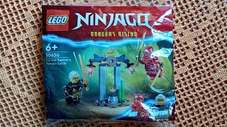 LEGO Ninjago 30650 Kai and Rapton's Temple Battle. Unboxing and slow pace building.