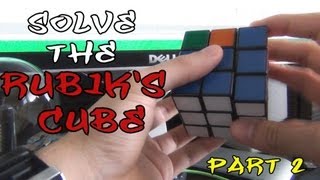 How to Solve a Rubik's Cube the Easy Way | Part 2 (Second Layer) | CoolAznTutorials