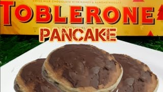 Toblerone pancake #musfirahkhan #viral #easy #dailyroutine #youtube #toblerone #youtuber #baking