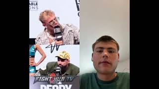 Mike Perry VS Jake Paul gets intense #subscribe #youtube #shorts #viral #fyp #jakepaul #trending