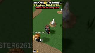 Đang lấy trứng bị gà đuổi #roblox#egg