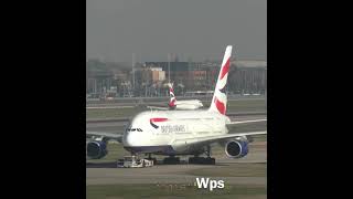 British Airways A380 at LHR #aviation #airport