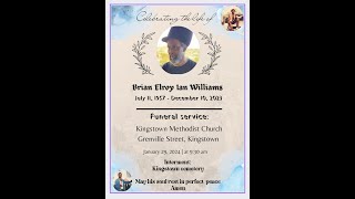 Funeral Service for the Late Brian Ian Williams