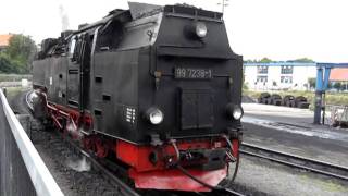 Harzer Schmalspur Bahnen (HSB) at Wernigerode Station, Germany, 15th July 2011