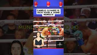 Canelo Álvarez si dejo vivir a Jaime Munguía #boxeo #boxing #box