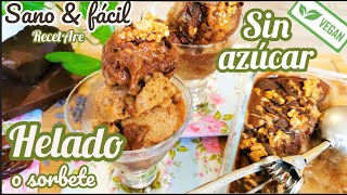 🍨Como hacer HELADO VEGANO🌱 SIN AZÚCAR RECETA