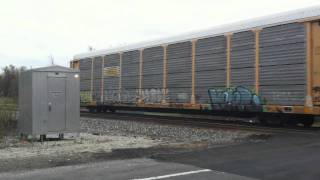 CSX Trains NB @ Romulus, MI 10/20/2011