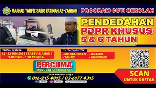 PdPR Program Cuti Sekolah anjuran MTSFAZ