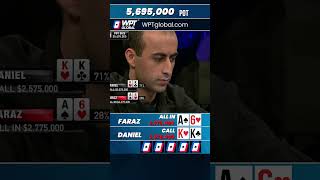 Will Eric’s Ace-King Hold Up Against Soheil’s Four-Card Wish? #shorts