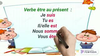 Le verbe être / conjugaison / l'utilisation #conjugaison #education