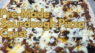 #Sourdough Pre-Made Pizza Crust - Make Ahead & Freeze! // #PizzaPartaay #Taco #Pizza