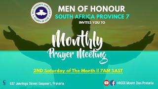 MEN OF HONOUR PRAYER MEETING || 9TH MARCH 2024