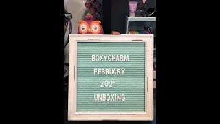 BoxyCharm February 2021 Unboxing Try-On Style!