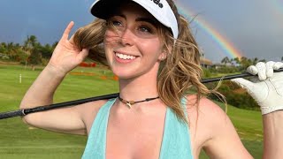 Golfer Grace Charis goes braless and leaves little to imagination as fans say ‘you make me love golf