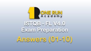 3- Answers Part 1 - ISTQB CTFL V4 Exam Preparation | Software Testing