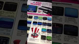 ATARI Spiel Videospiele OTTO Katalog #80s #gaming #retrogaming #nostalgie #retro #damals #90s