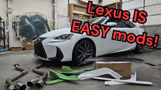 How To: Lexus IS easy mods! Budget Build.