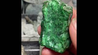 Myanmar’s old mining nice green jadeite jade.