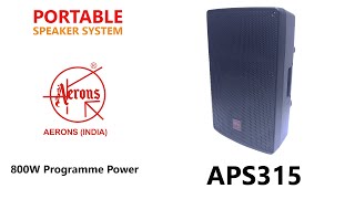 AERONS APS315 800W Monitor (In Hindi)