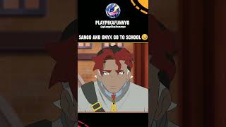 sango and onyx go to school 😏 || #pokemonhorizons #liko #shortsviral