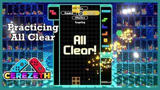 Tetris 99 - Practicing All Clear!