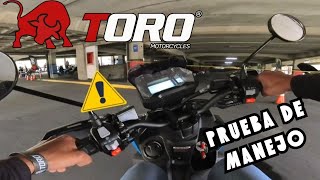 MINI Prueba de manejo moto TORO TANK 🪖 180