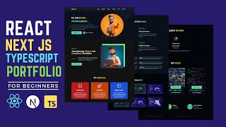 Building a Modern, Responsive Portfolio Website with React, Next.js, TypeScript, and Tailwind CSS