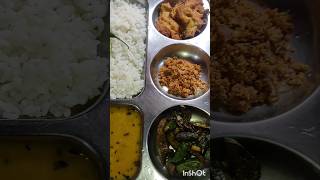 ମୋର ପ୍ରିୟ ଭୋଜନ ଥାଳି 😋🥰#Today my lunch thali 😛🥰# ytshorts # odisha Village food