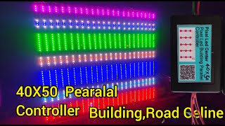 Pixel Led 50X40 Building Peralal controller all in One Controller Building,Gummaj ,Road Celine