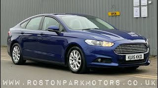 2015 (15) Ford Mondeo 1.6 TDCi ECOnetic Style 5dr - £0 tax -  cambelt done at @rostonparkmotors