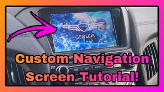 How to Change Navigation Screen on Genesis Coupe!