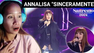 Annalisa "Sinceramente" (Sanremo 2024) Reaction