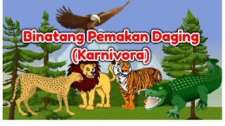 Belajar Mengenal Nama - nama Binatang Pemakan Daging  (Karnivora)