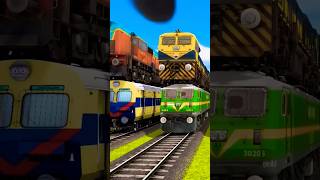 STACKED TRAINS ON TOP OF THE TRAIN CROSSING | TRAINS RAILROAD BUMPY CROSSING | @HintsGamerz