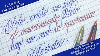 ❤️ Como Escribir Letra Cursiva Bonita en Español | Caligrafía Inglesa | Pablo Bermúdez