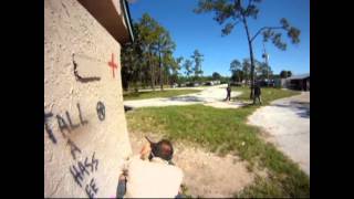 Airsoft CCTV - Combat City - CQB - 10-02-11 - Tornado vs Riot Shield!