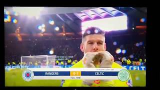 Celtic Celebration after winning League Cup against Rangers