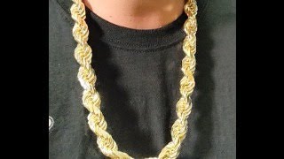 HAWAII ROPE CHAINS MASSIVE 14K 18MM 28" DIAMOND CUT ROPE CHAIN! OVER 3/4THS KILO!