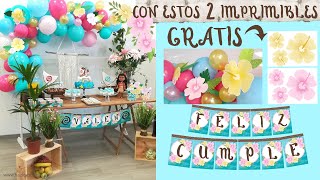 CUMPLE DE MOANA DECORACION