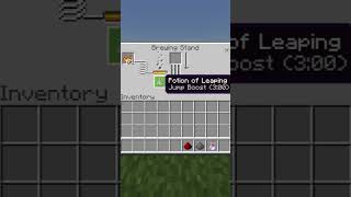 How To Brew Leaping (2:00) Lingering Potions In Minecraft #Shorts